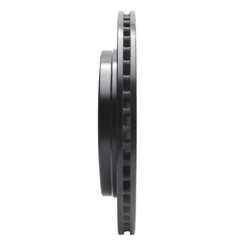 R1 Concepts R1 10-16 Cadillac SRX Rear Left Drilled & Slotted Black Brake Rotor