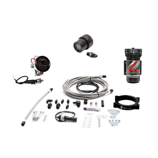 Snow Performance 10-15 Camaro Stg 2 Bst Cooler F/I Water Injection Kit (SS Brded Line/4AN) w/o Tank