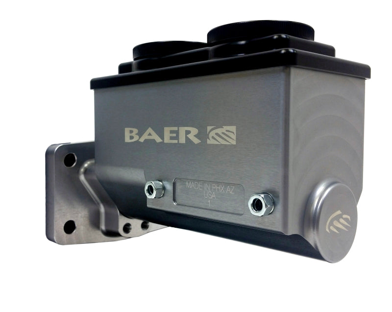 Baer Brakes Mopar 15/16in Bore Remaster 4-Bolt Right Port Master Cylinder Assembly - Gray