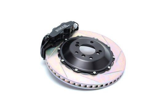 Dinan 01-06 BMW M3 (E46) Black Caliper/Slotted Brake Set - Rear
