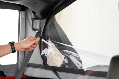 Bestop 18-26 Jeep Wrangler JL 4-Door Halftop Soft Top (Black Diamond)