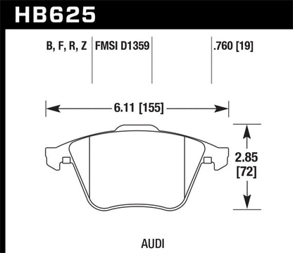 Hawk Performance Hawk HPS Street Brake Pads