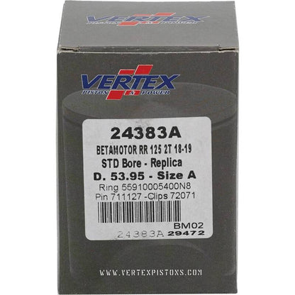 Vertex Pistons Vertex Piston 18-24 Beta RR 2T 125 125cc Cast Replica Piston Kit