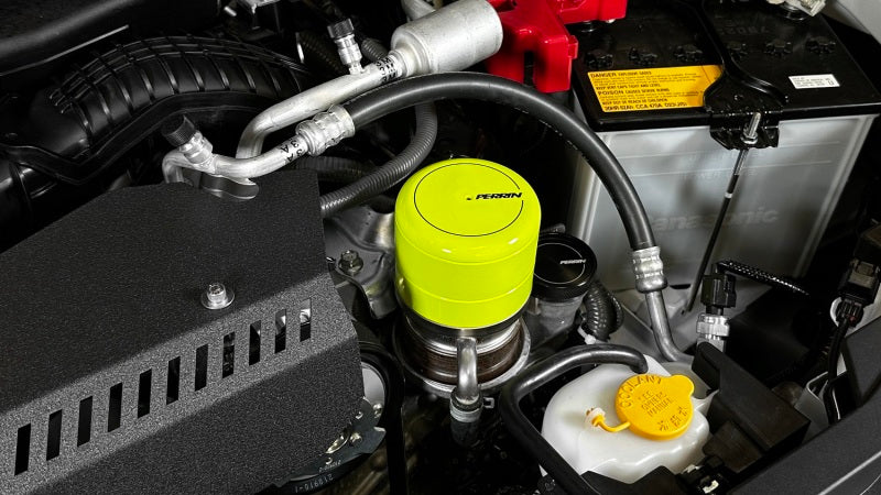 Perrin Performance PERRIN 15-26 Subaru WRX & 13-26 BRZ/FR-S/86/GR86 Oil Filter Cover - Neon Yellow