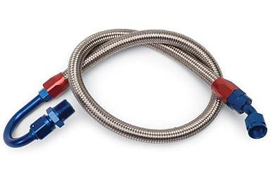 Russell Performance Holley - Fuel Pump to -8 Dual Inlet Kit (For ProFlex -4ft hose)