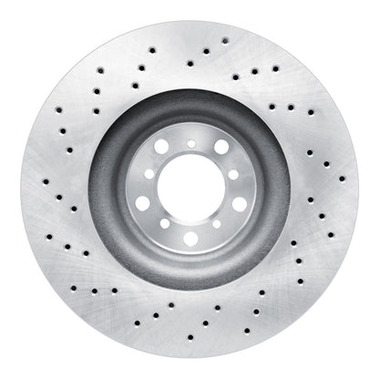 DFC 15-20 BMW M4 Right Front Drilled Brake Rotor