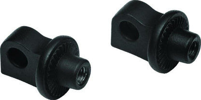 Kuryakyn Splined Peg Adapter Satin Black