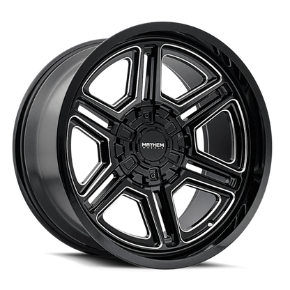 Mayhem 8117 Hermosa 20x10 / 8x170 BP / -25mm Offset / 125.2mm Hub Black/Milled Wheel