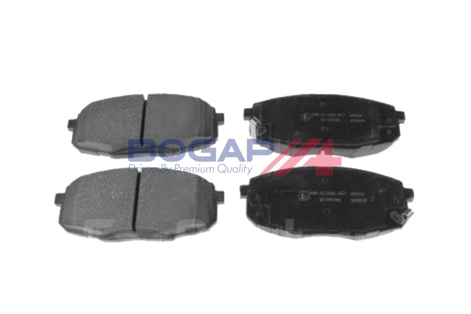 BOGAP Y8210226 Brake Pad Set, Disc Brake