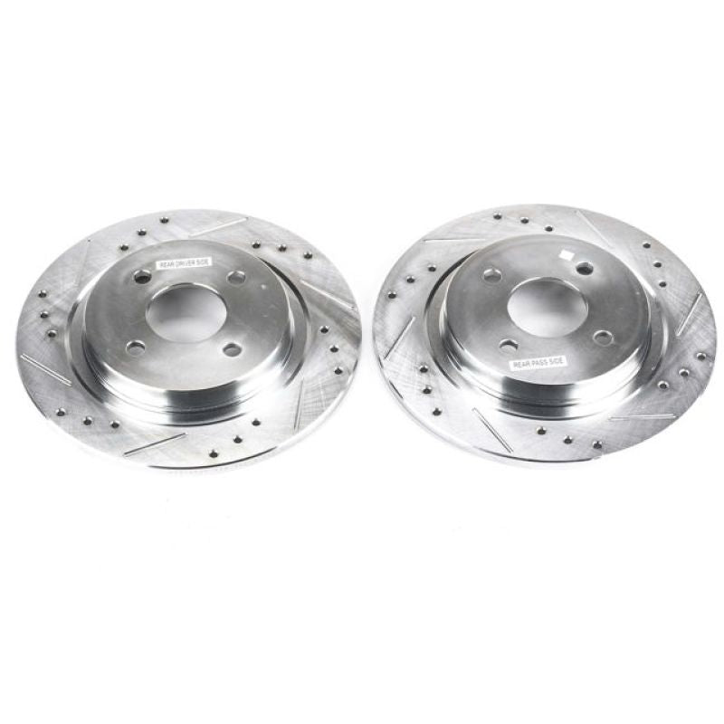 PowerStop Power Stop 02-04 Ford Focus Rear Evolution Drilled & Slotted Rotors - Pair