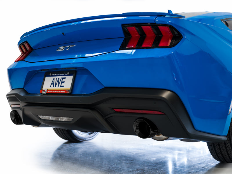 AWE Tuning AWE 2024 Ford Mustang GT Fastback S650 RWD Track Edition Cat-Back Exhaust w/ Dual Diamond Black Tips