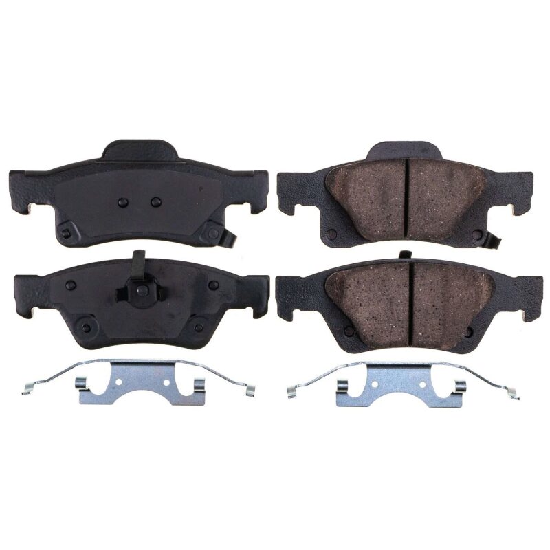 PowerStop Power Stop 2021 Jeep Grand Cherokee Rear Z17 Evo Ceramic Brake Pads w/Hardware