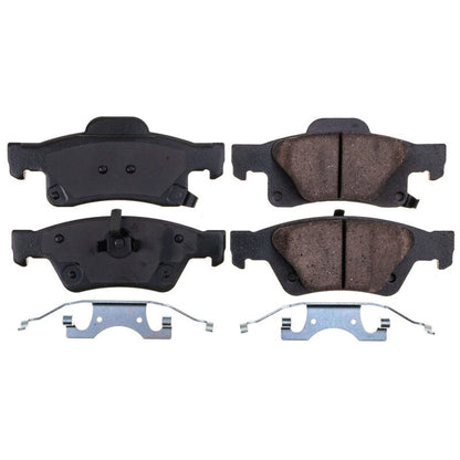 PowerStop Power Stop 2021 Jeep Grand Cherokee Rear Z17 Evo Ceramic Brake Pads w/Hardware