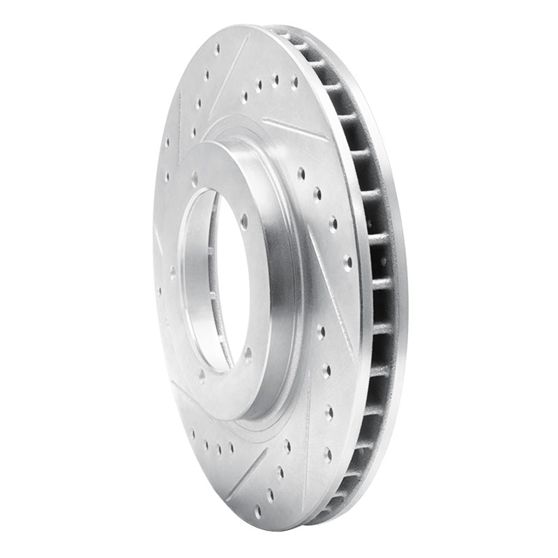 R1 Concepts R1 86-86 Porsche 944 Turbo Front Left Drilled & Slotted Silver Brake Rotor