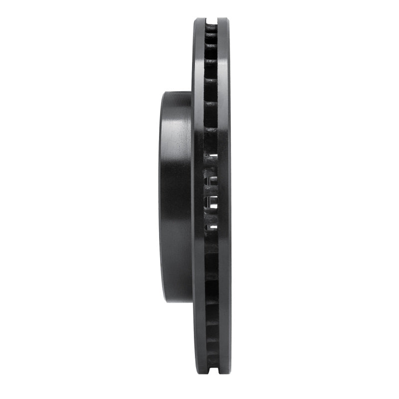 R1 Concepts R1 04-10 Chevrolet Optra (Mexico) Front Right Drilled & Slotted Black Brake Rotor