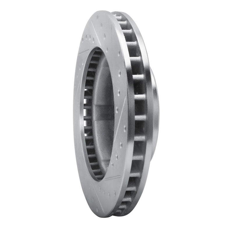 R1 Concepts R1 80-93 Dodge W100 Front Left Drilled & Slotted Silver Brake Rotor