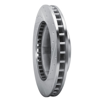R1 Concepts R1 80-93 Dodge W100 Front Left Drilled & Slotted Silver Brake Rotor