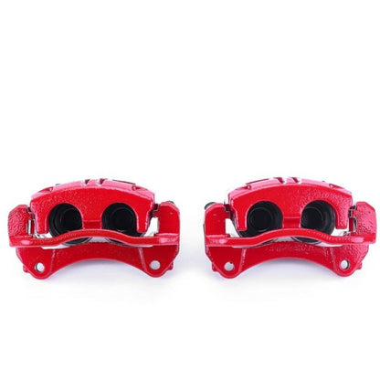 PowerStop Power Stop 05-06 Chevrolet Equinox Front Red Calipers w/Brackets - Pair