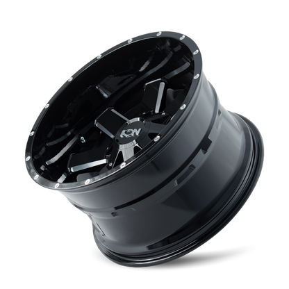 ION Wheels ION Type 141 20x10 / 8x180 BP / -19mm Offset / 124.1mm Hub Gloss Black Milled Wheel