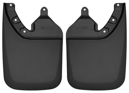 Husky Liners 2016 Toyota Tacoma w/ OE Fender Flares Custom Molded Rear Mud Guards - Black