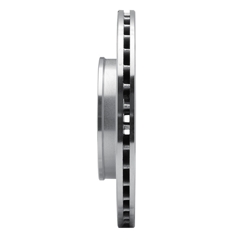 R1 Concepts R1 84-87 Audi 4000 Quattro Front Left Drilled & Slotted Silver Brake Rotor