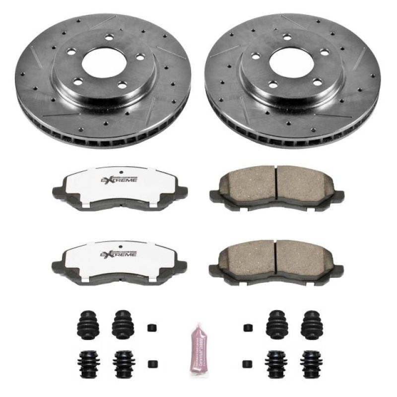 PowerStop Power Stop 07-12 Dodge Caliber Front Z26 Street Warrior Brake Kit