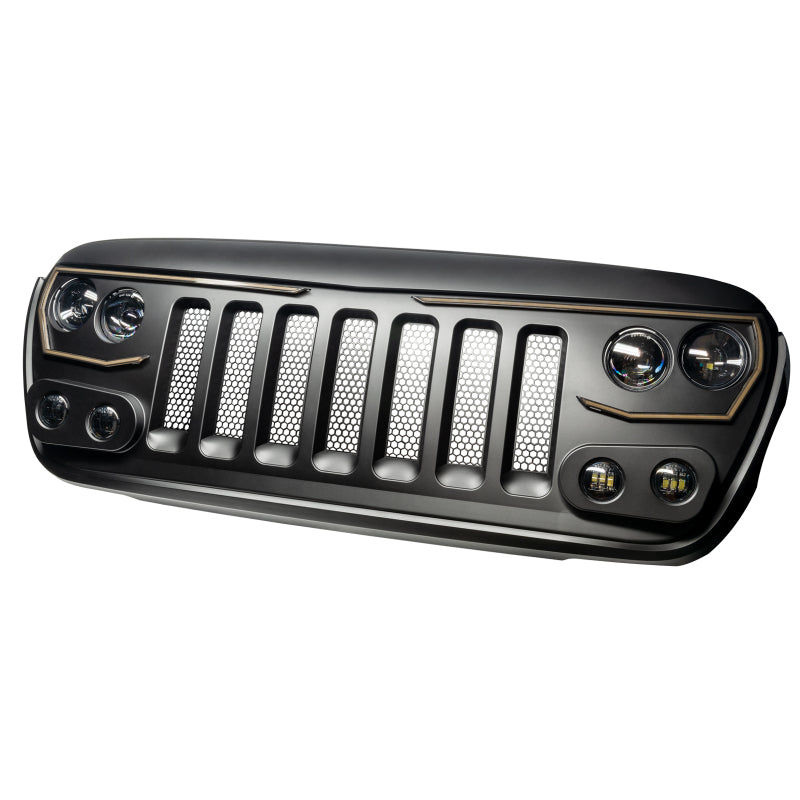 ORACLE Lighting Oracle VECTOR Series Full LED Grille - Jeep Wrangler JL/JT - NA