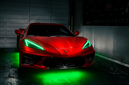 ORACLE Lighting Oracle 20-21 Chevy Corvette C8 RGB+A Headlight DRL Kit - ColorSHIFT w/o Controller