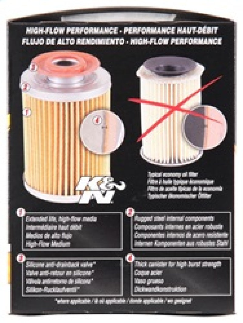 K&N Engineering K&N Oil Filter OIL FILTER; AUTOMOTIVE