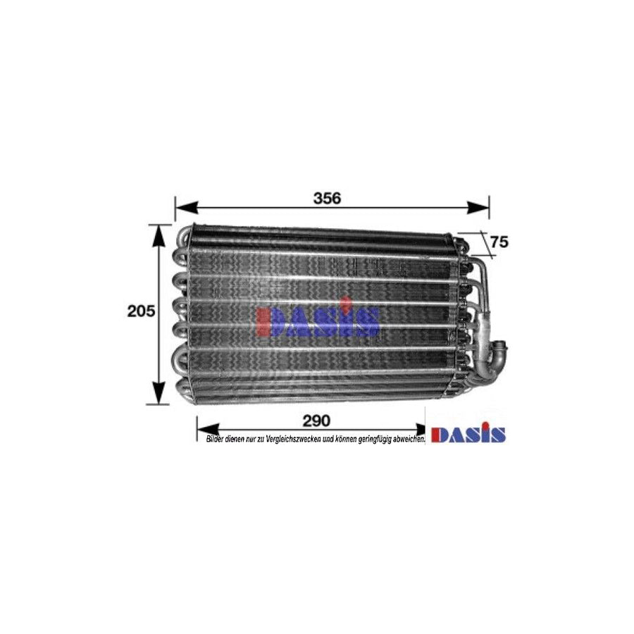 AKS Dasis 052280N Air Conditioning Evaporator