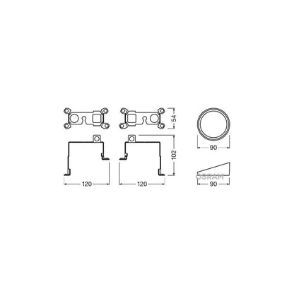 OSRAM  Ledfog101 Ty M Holder Fog Light