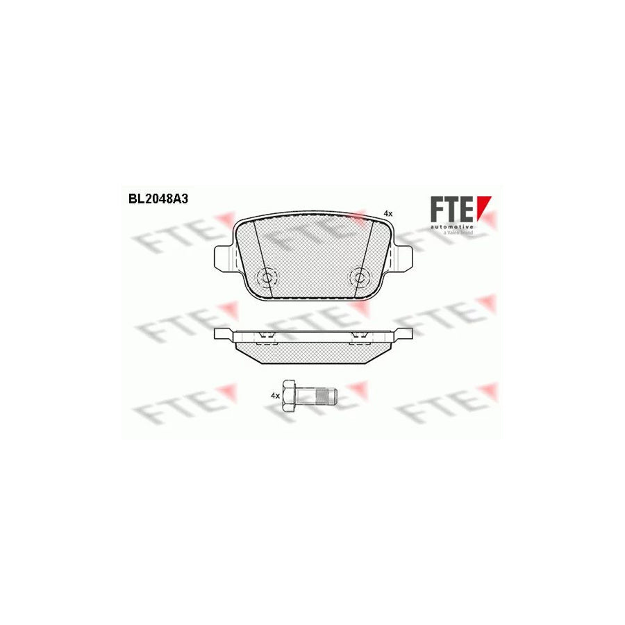 FTE 9010634 Brake Pad Set