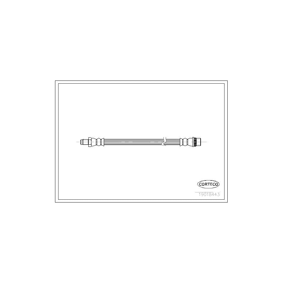 Corteco 19018443 Brake Hose