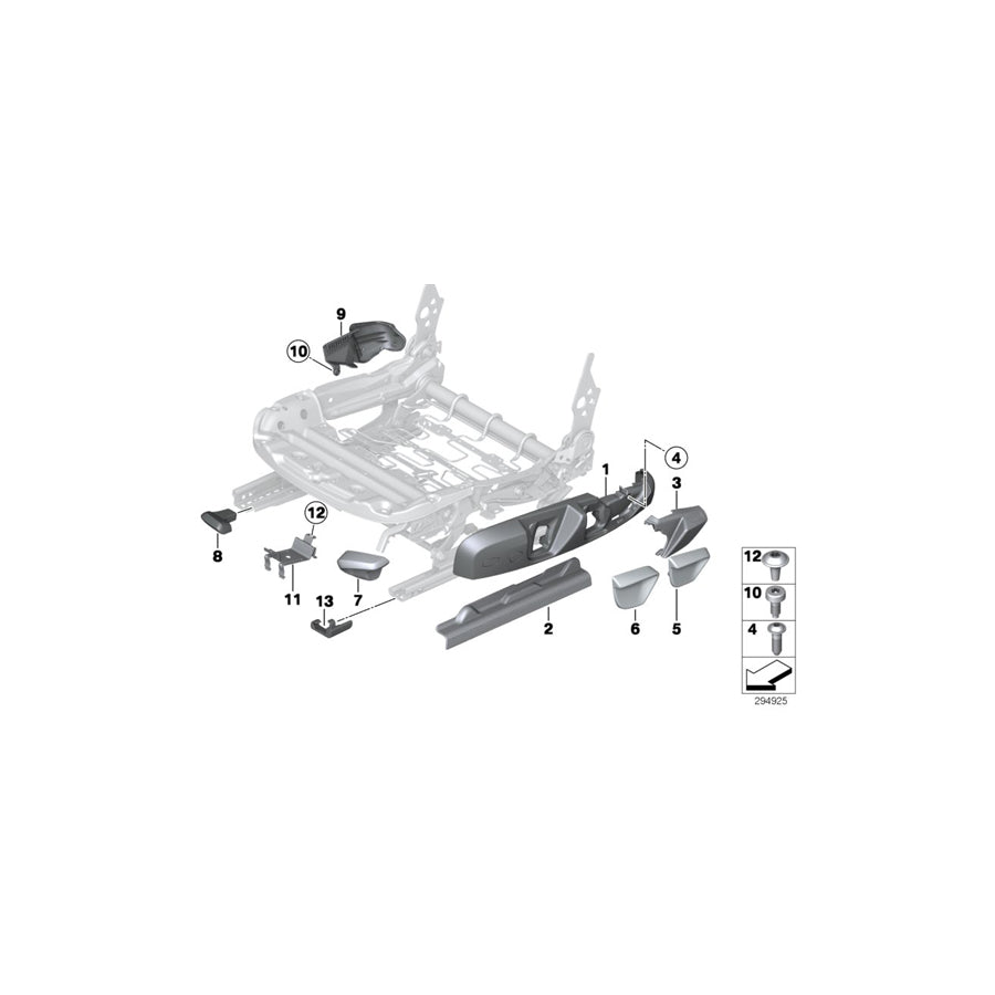 Genuine BMW 52107240136 F25 F36 F23 Bracket, Control Unit (Inc. X3 30dX) | ML Performance UK Car Parts