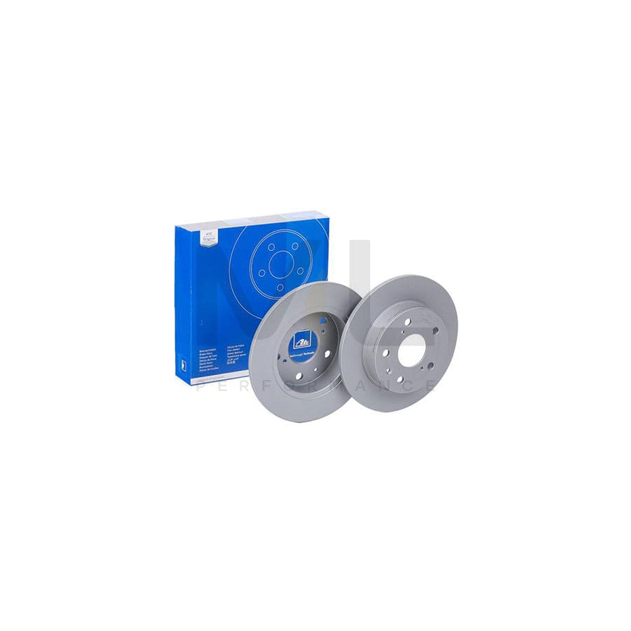ATE 24.0109-0182.1 Brake Disc Solid, Coated  - 1 piece