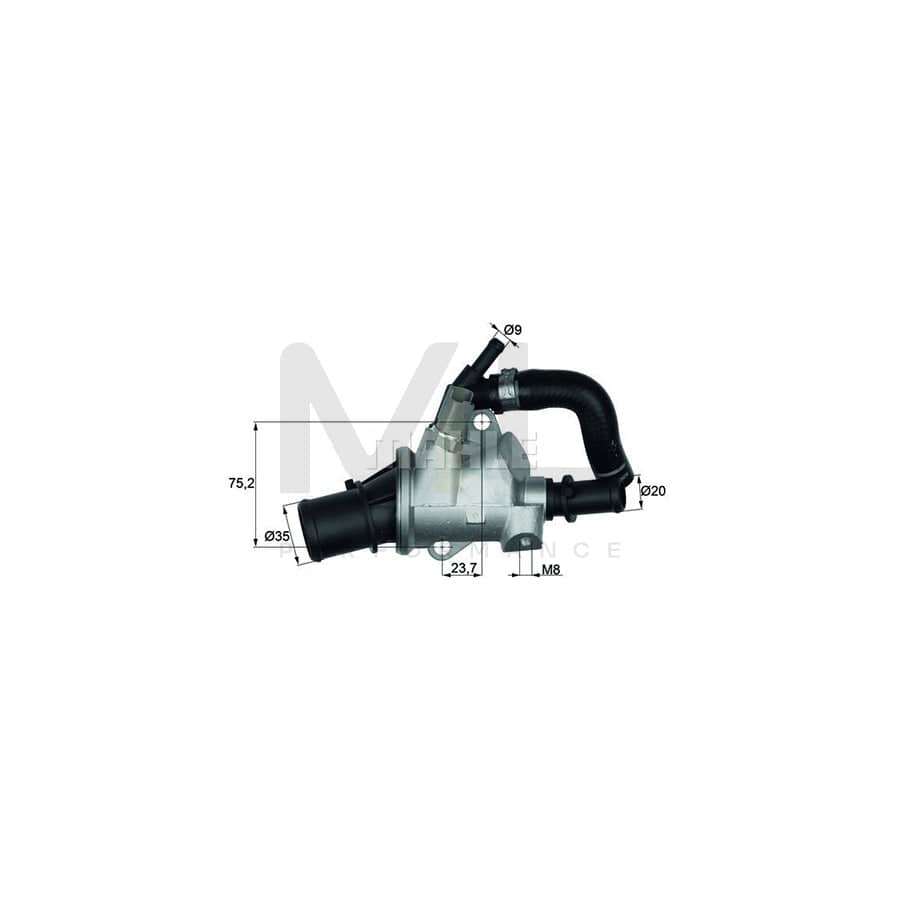 MAHLE ORIGINAL TI 174 88 Engine thermostat Opening Temperature: 88��C | ML Performance Car Parts