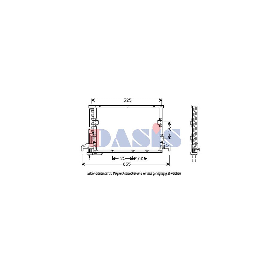 AKS Dasis 052240N Air Conditioning Condenser