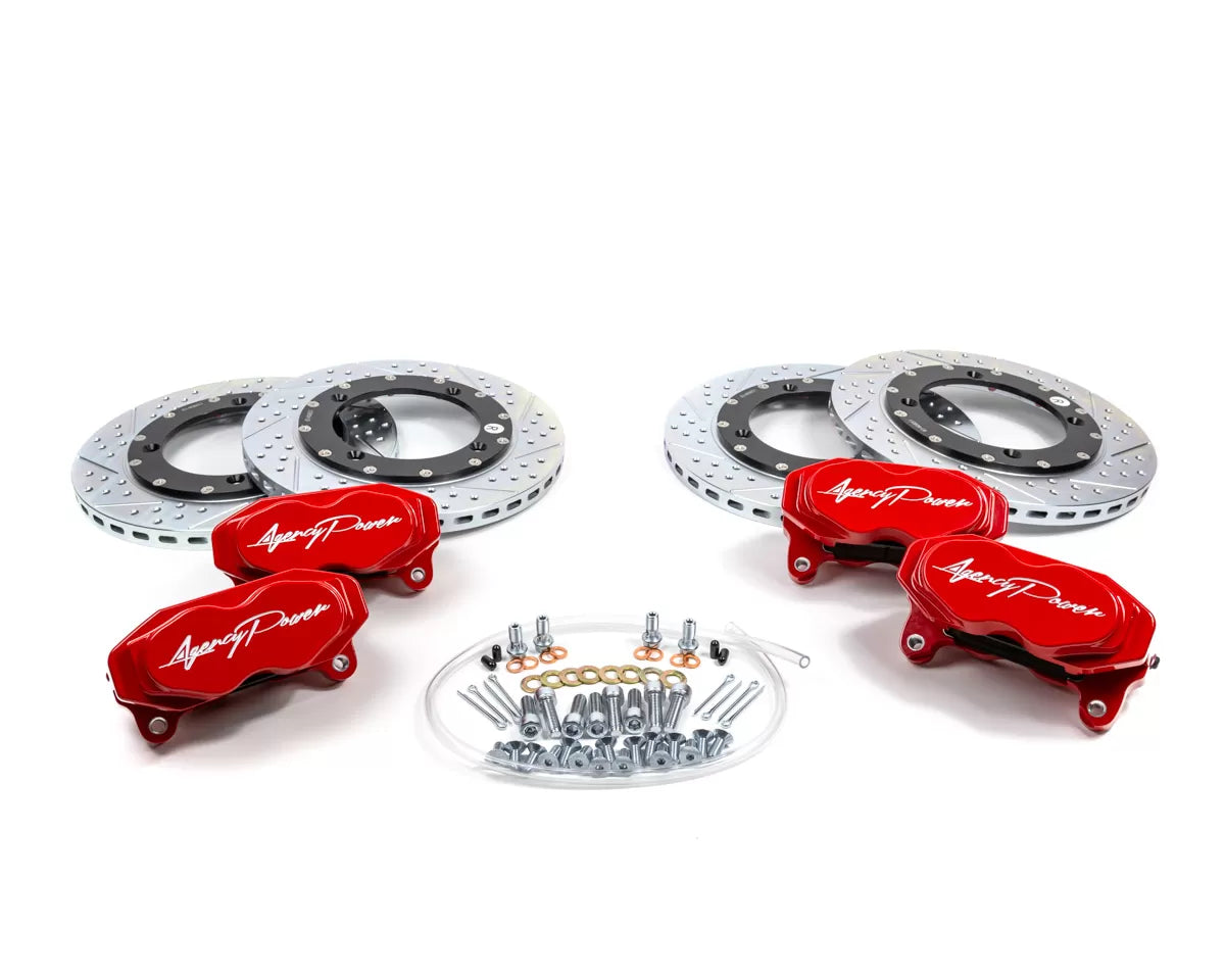 Agency Power AP-BRP-X3-460-RD Big Brake Kit Front and Rear Red Can-Am Maverick X3 Turbo