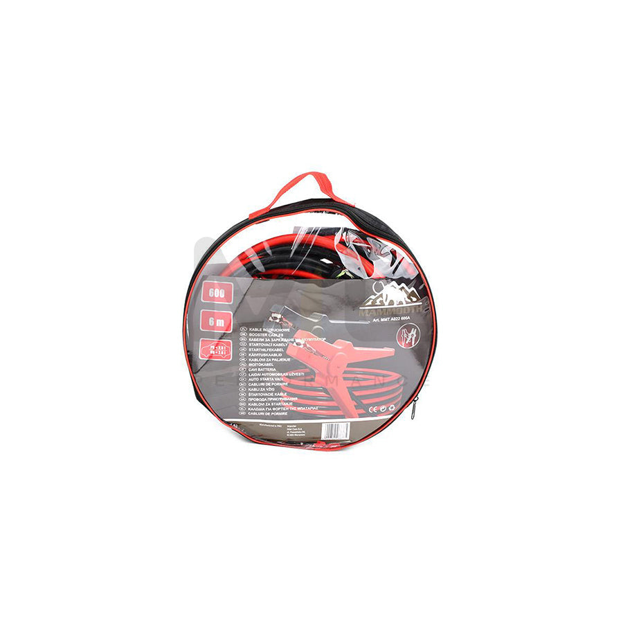 MAMMOOTH A022 606A Jump leads with overvoltage protection, 600A