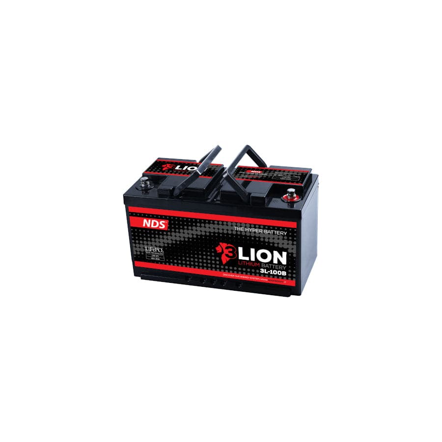 NDS Energy 3Lion Lithium 12V 100Ah Leisure Battery LiFePO4 - L-100B | ML Performance US Car Parts