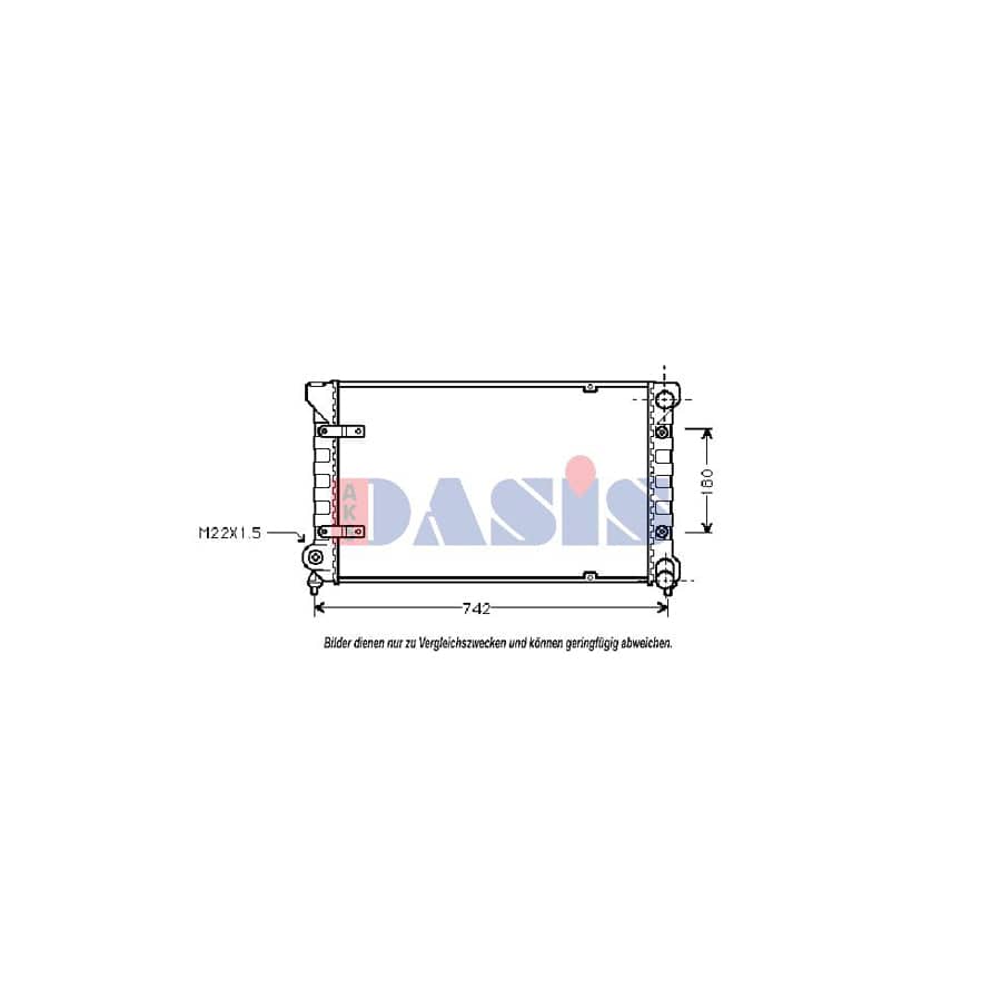 AKS Dasis 330160N Engine Radiator for Seat Toledo I Hatchback (1L)