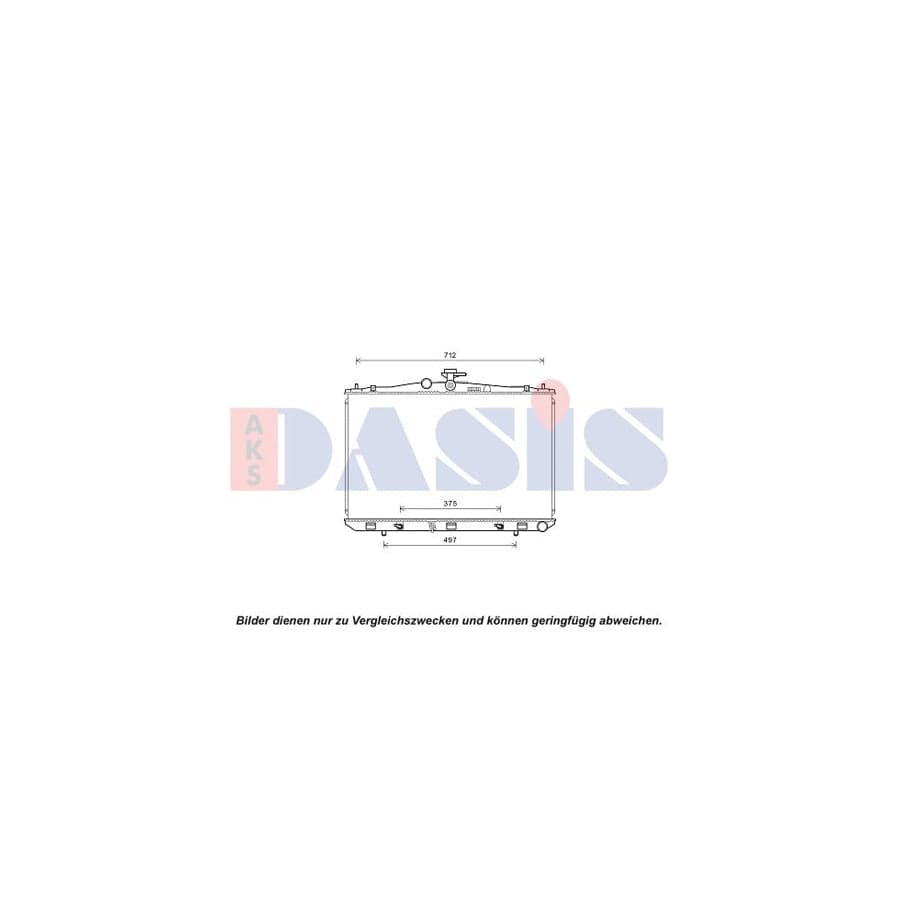 AKS Dasis 330170N Engine Radiator for Seat Toledo I Hatchback (1L)