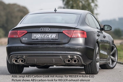 Rieger 00055478 Audi B8 B81 S5 Rear Diffuser 2 | ML Performance UK Car Parts