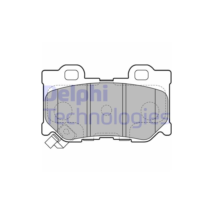 Delphi Lp2157 Brake Pad Set
