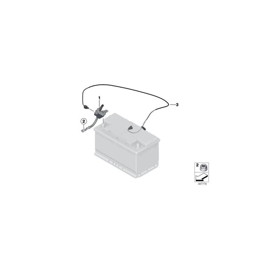 Genuine BMW 61129387544 F87 F21 F23 Rep.Cable Ibs (Inc. M240iX) | ML Performance US Car Parts