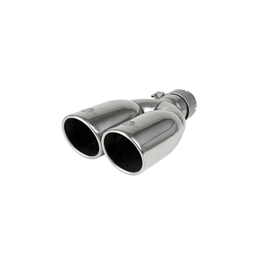  aFe 49T25374-P12 2-1/2 IN Inlet x 3-1/2 IN Outlet X 12 IN L Universal Exhaust Tip  | ML Performance US Car Parts