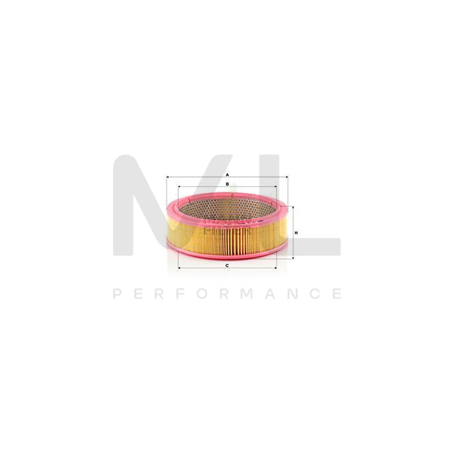 MANN-FILTER C 2545/1 Air Filter for NISSAN Terrano I Off-Road (WD21) Filter Insert