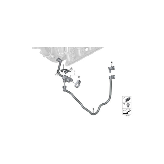 Genuine BMW 13907568431 E89 Fuel Tank Breather Line (Inc. Z4) | ML Performance US Car Parts
