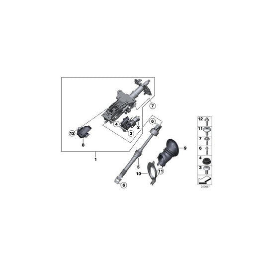 Genuine BMW 32306760423 RR1 E63 Bearing, Plastic (Inc. 530xd, 535d & 545i) | ML Performance US Car Parts