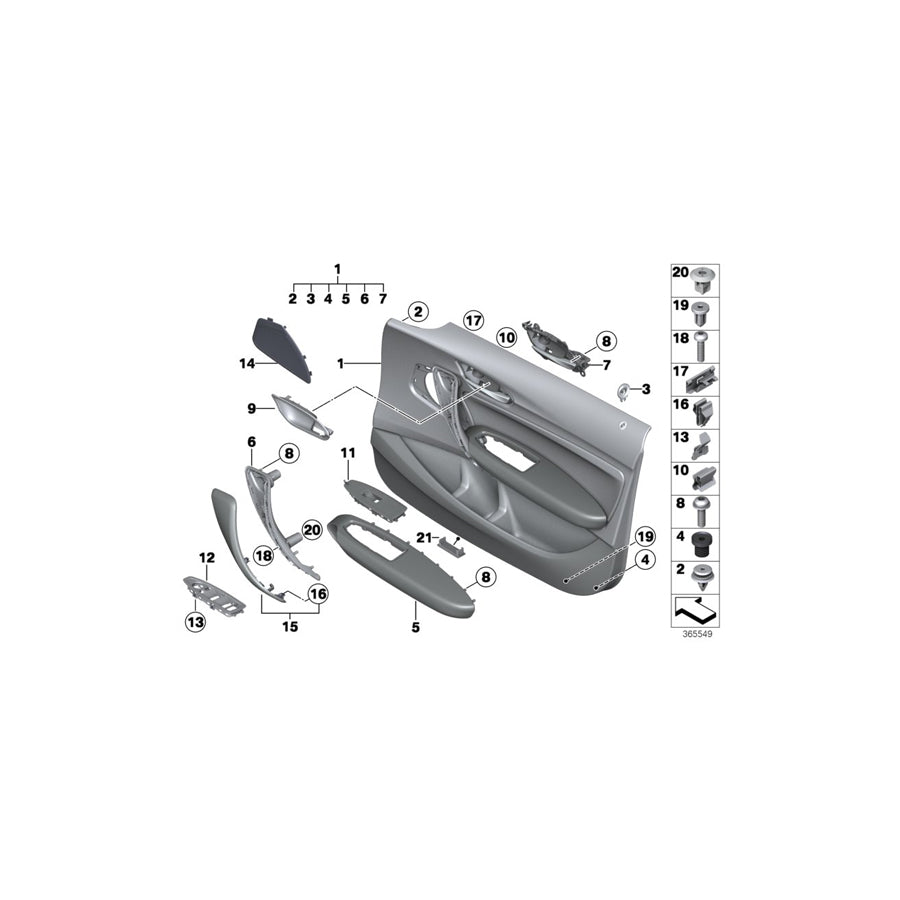 Genuine BMW 51417277443 F33 F23 F21 Clamp (Inc. Phantom EWB, 330d & 330iX) | ML Performance US Car Parts